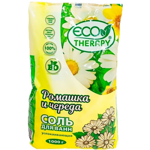 Соль для ванн Ecotherapy Ромашка и череда, Ренессанс Косметик,