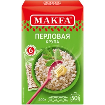 Крупа Makfa перловая, Макфа, 400 г