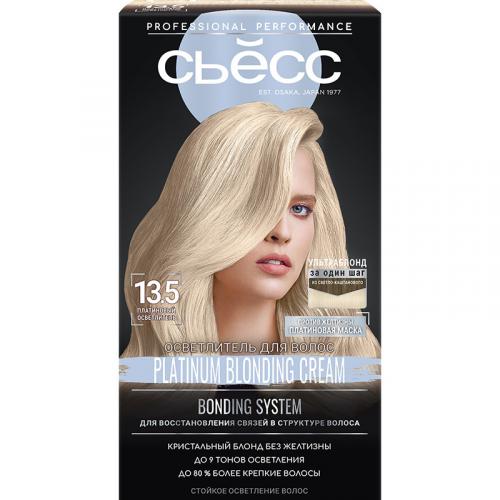 Осветлитель стойкий Сьесс для волос, 13-5 Платиновый осветлитель, Лаб Индастриз,