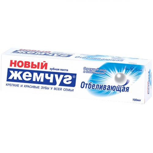 Паста зубная Новый жемчуг Отбеливающая, Невская Косметика, 100 мл