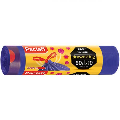 Мешки для мусора Paclan Aroma с завязками, Paclan, 60 л