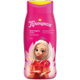 Шампунь-гель Принцесса Нежный уход для волос, БИГ, 250 мл