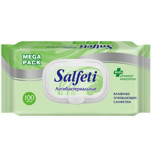 Салфетки влажные Salfeti, антибактериальные, Авангард,