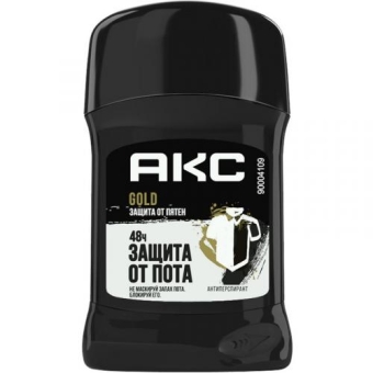 Антиперспирант-карандаш Акс Gold Защита от пятен, Unilever HPC, 50 мл