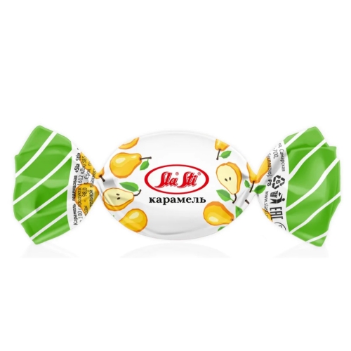 Карамель «Sla Sti» Груша, КФ СлаСти, 1 кг
