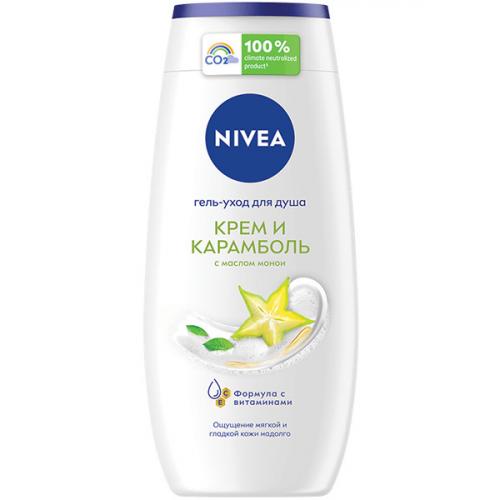 Гель-уход для душа Nivea Крем и карамболь, Beiersdorf, 250 мл