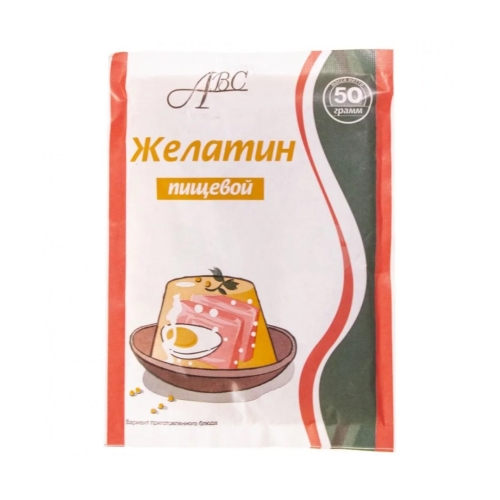 Желатин пищевой, АВС Продукт / АВС специи, 10 г