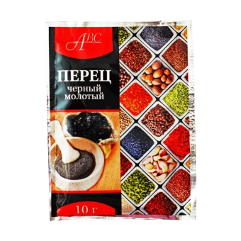 Перец черный молотый, АВС Продукт, 10 г