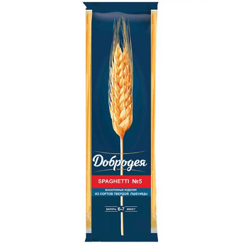 Макаронные изделия Добродея Spaghetti N5 Спагетти, Добродея, 400 г