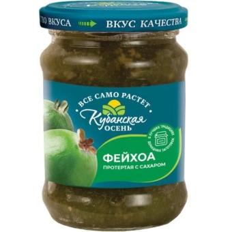 Фейхоа Кубанская осень протертая с сахаром, Стоевъ, 280 г