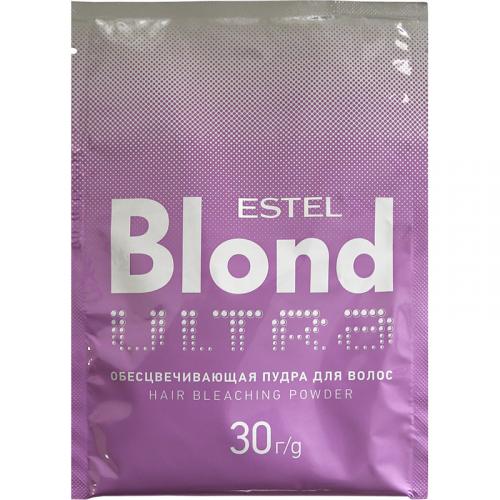 Пудра Estel Ultra Blond обесцвечивающая для волос, Эстель, 30 г