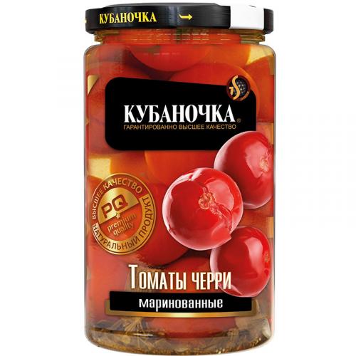 Томаты маринованные Кубаночка черри, Кубаночка, 360 г