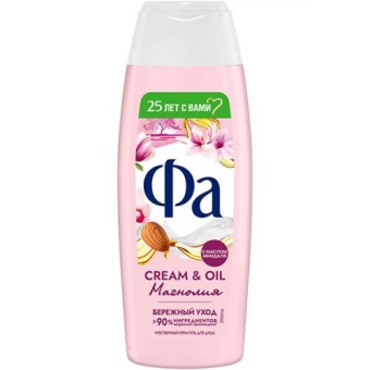 Крем-гель для душа Фа Cream & Oil Магнолия, Лаб Индастриз, 250 мл