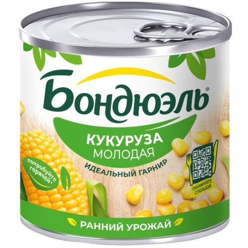 Кукуруза Бондюэль молодая в зернах, Бондюэль, 170 г