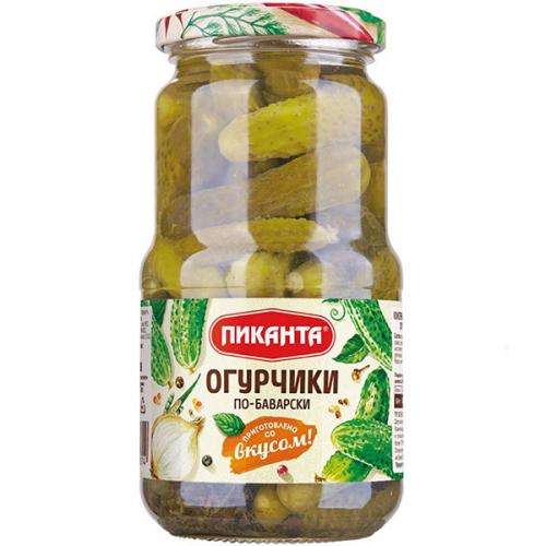 Огурчики маринованные Пиканта по-баварски, Пиканта, 460 г