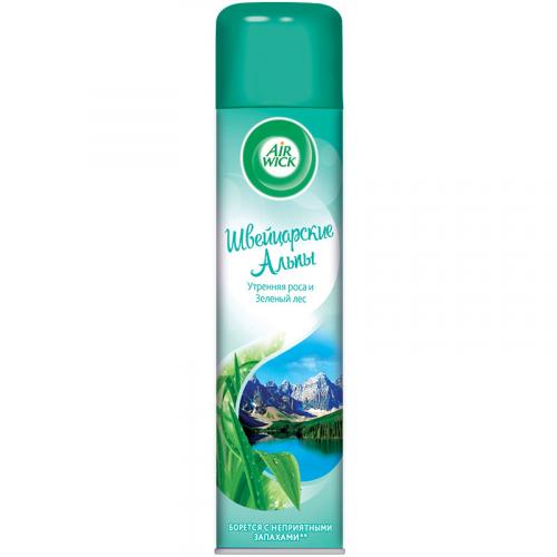 Освежитель воздуха Air Wick Швейцарские Альпы Утренняя роса и зеленый лес, Reckitt Benckiser (HyHo), 290 мл