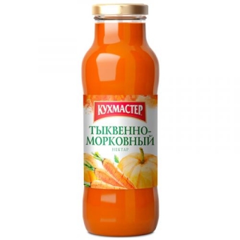 Нектар тыквенно-морковный Кухмастер с мякотью, Кухмастер, 0.68 л