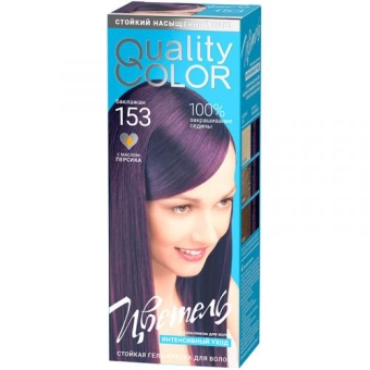 Гель-краска стойкая Цветель для волос, 153 баклажан, Эстель, 115 мл