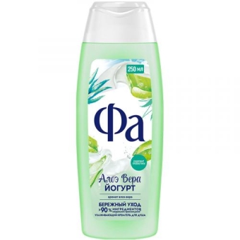 Крем-гель для душа Фа Алоэ вера Йогурт, Лаб Индастриз, 250 мл