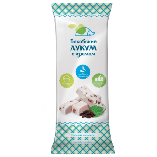 Лукум с Изюмом, Бековский, 0,5 кг