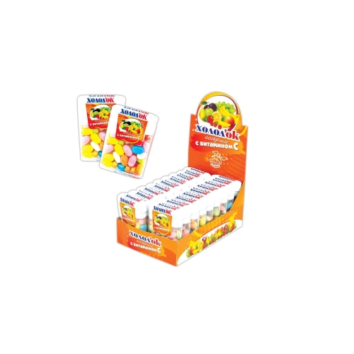 Драже «Холодок» с витамином С ассорти, Холодок, г. Москва, 14 г