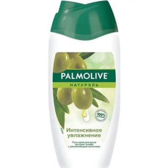 Гель-крем для душа Palmolive Натурэль Интенсивное увлажнение с экстрактом оливы и увлажняющим молочком, Colgate-Palmolive, 250 мл