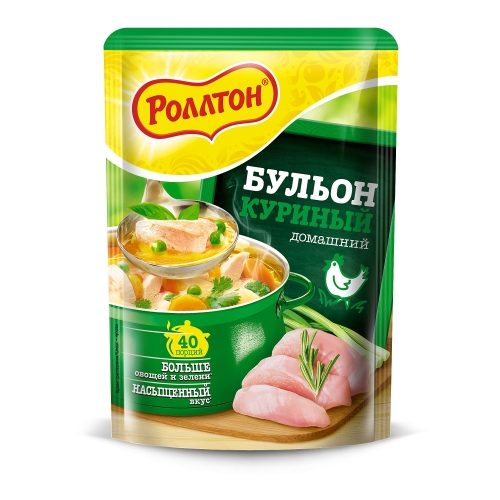 Бульон «Роллтон» Куриный, Россия, 90 г