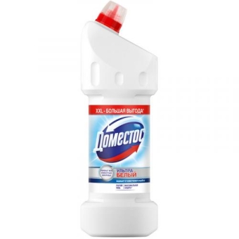 Средство чистящее Domestos Ультра белый для туалета и ванной, Unilever HPC, 1.5 л
