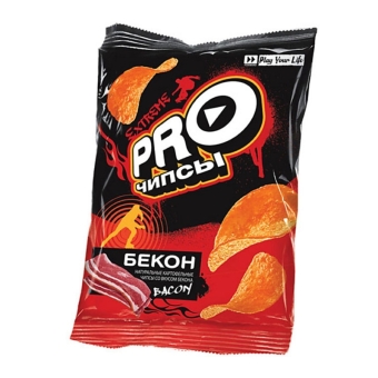 Чипсы картофельные «PRO» со вкусом Бекона, КДВ, 60 г