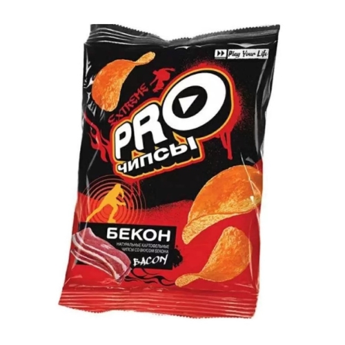 Чипсы картофельные «PRO» со вкусом Бекона, КДВ, 150 г