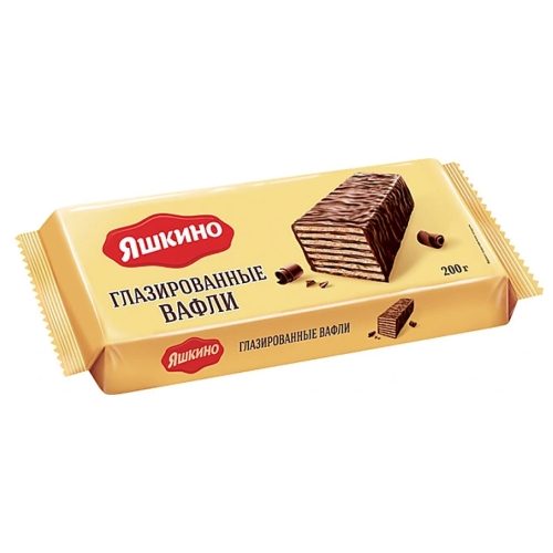 Вафли «Яшкино» в Шоколадной глазури, КДВ, 200 г
