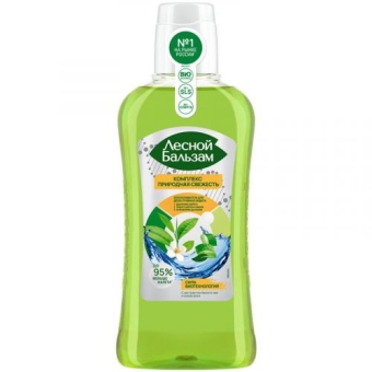 Ополаскиватель для полости рта Лесной бальзам Природная свежесть, Концерн Калина, 400 мл