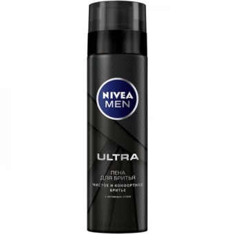 Пена для бритья Nivea Men Ultra, Beiersdorf, 200 мл