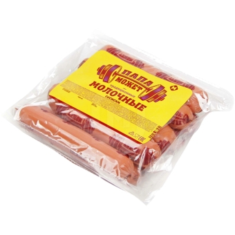 Сосиски молочные «Папа может» премиум, Останкино, 600 г