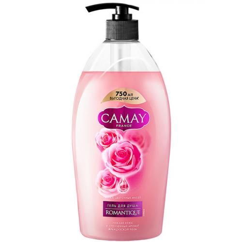Гель для душа Camay Romantique Романтик, Unilever HPC, 750 мл