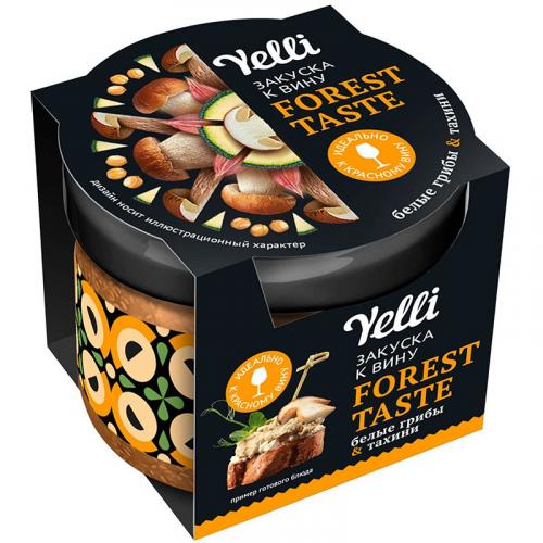 Закуска к вину Yelli Forest Taste Белые грибы и тахини, Ярмарка, 100 г