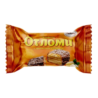 Конфеты «Отломи» карамель/арахис/рис шок-ваф, Акконд, 500 г