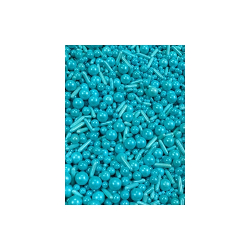 Посыпка кондит.декор. 20г/15ш»Голубой микс, Кондитерская фабрика 'Сладкий мир', 20 г