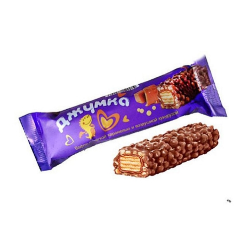 Батончик «Джумка» вафельный карамель/возд.кукуруза, Яшкино, 37 г