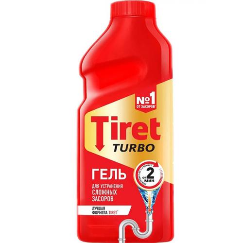 Гель Tiret Turbo для устранения сложных засоров в трубах, Reckitt Benckiser (HyHo), 500 мл