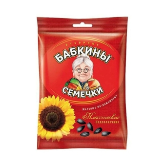 Семечки жареные «Бабкины Семечки», Бабкины Семечки, 190 г