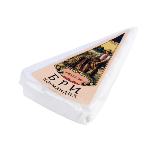 Сыр (фас) «Бри Нормандия» с белой плесенью 52%, Нормандия, 100 г