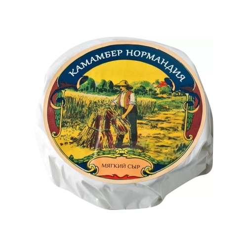 Сыр Камамбер Нормандия с белой плесенью 55%, Нормандия, 125 г