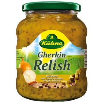 Соус Kuhne Релиш с огурцами и горчицей, Olive Line International S.L., 350 г