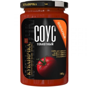 Соус Кубаночка шашлычный, Кубаночка, 380 г