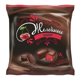 Конфеты желейные «Вкус Вишни» в шок/глаз, КДВ Яшкино, 500 г