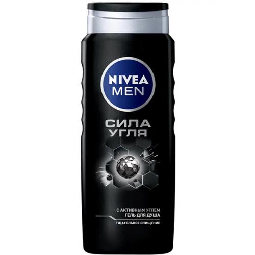 Гель для душа Nivea Men Сила угля, Beiersdorf, 500 мл