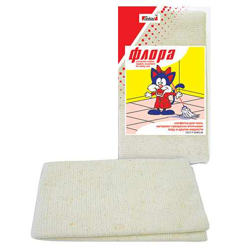 Тряпка для мытья пола Текос Флора большая, ТЕКОС-ИНДУСТРИЯ,