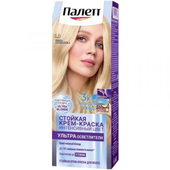 Крем-краска стойкая Палетт Интенсивный цвет для волос, L0 Ультра осветлитель, Лаб Индастриз, 110 мл