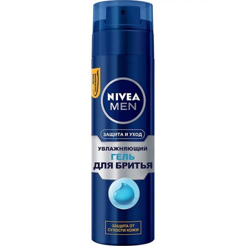 Гель для бритья Nivea Men Защита и уход, увлажняющий, Beiersdorf, 200 мл